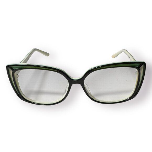 Paul Frank Cat Eye Eyeglasses Teal Multi Color Handmade Frames 138mm - Picture 3 of 10